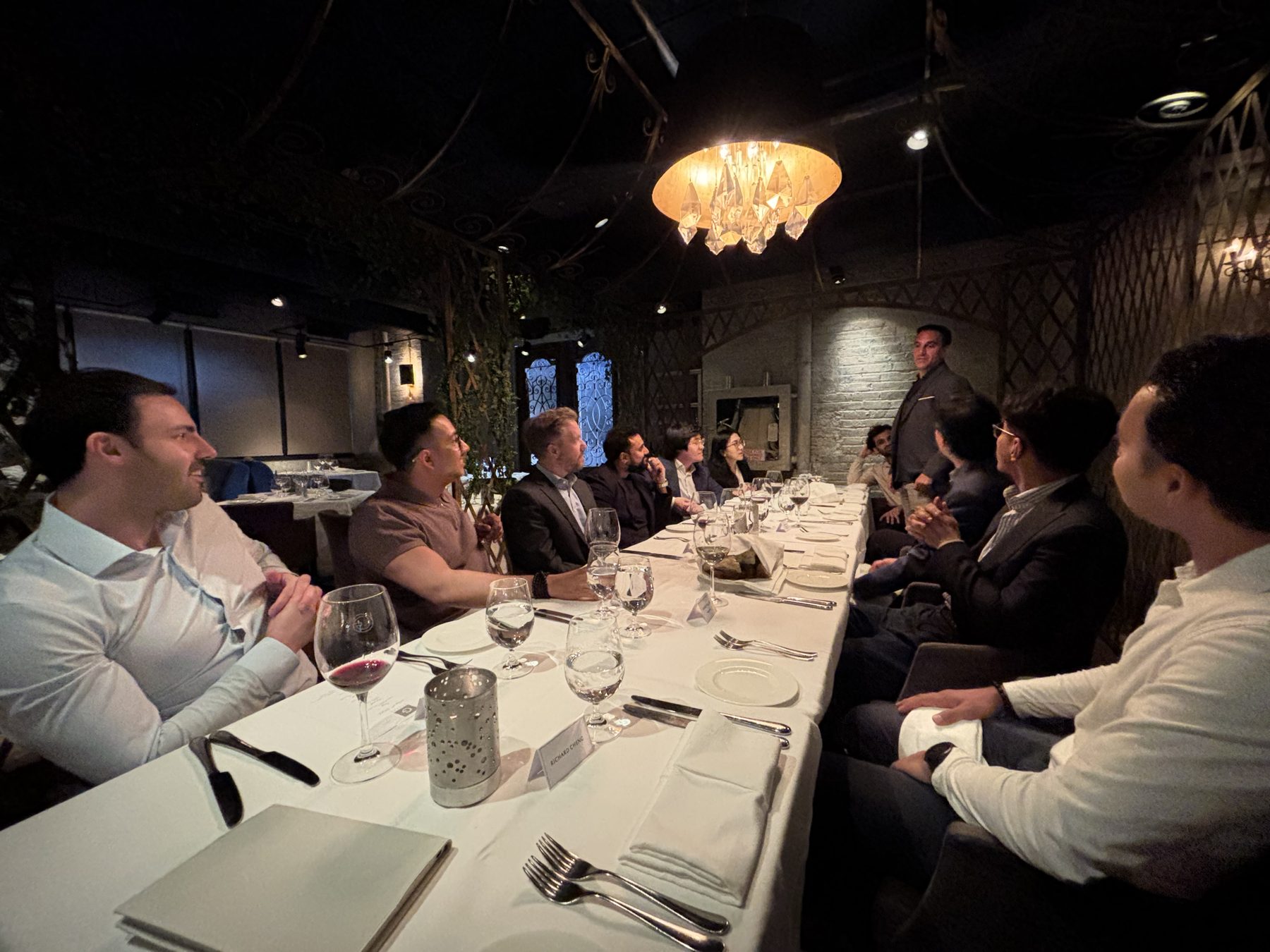 Group shot from a Good Humans dinner